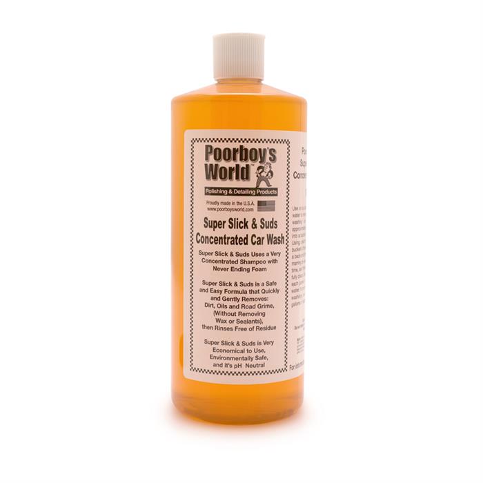 Poorboy's World Super Slick & Suds Car Shampoo (946ml)