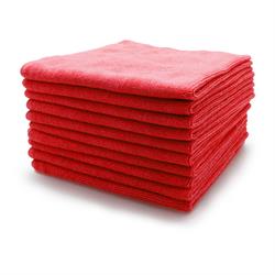 Microfibre Buffing Fleece (Red) 10 Pack