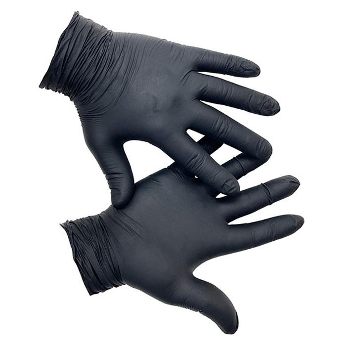 UF Premium Powder Free Black Nitrile Gloves