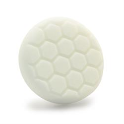 Chemical Guys 100mm (4") HEX-LOGIC White Medium Light Polishing Pad