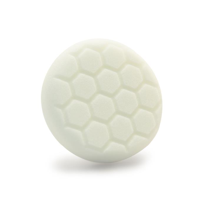 Chemical Guys 100mm (4") HEX-LOGIC White Medium Light Polishing Pad